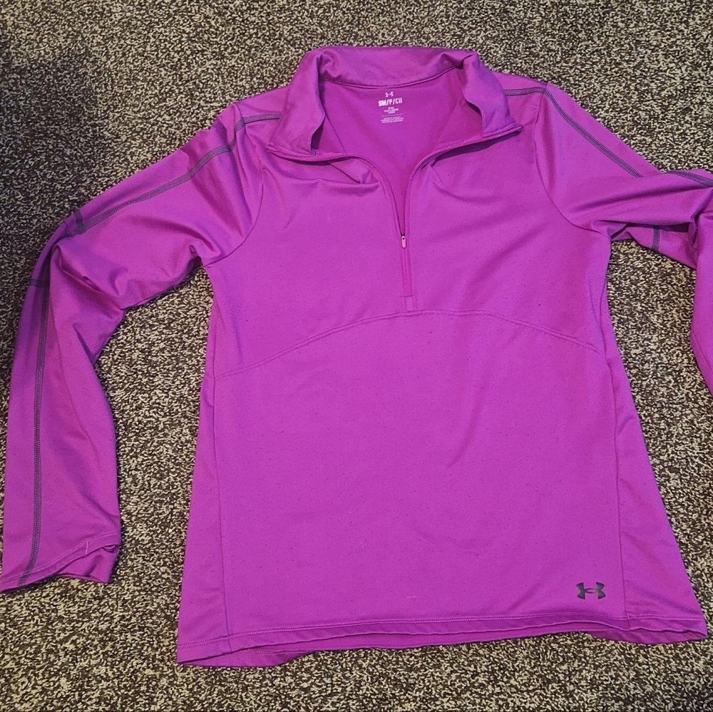 Under Armour Vibrant Purple Half-Zip Top